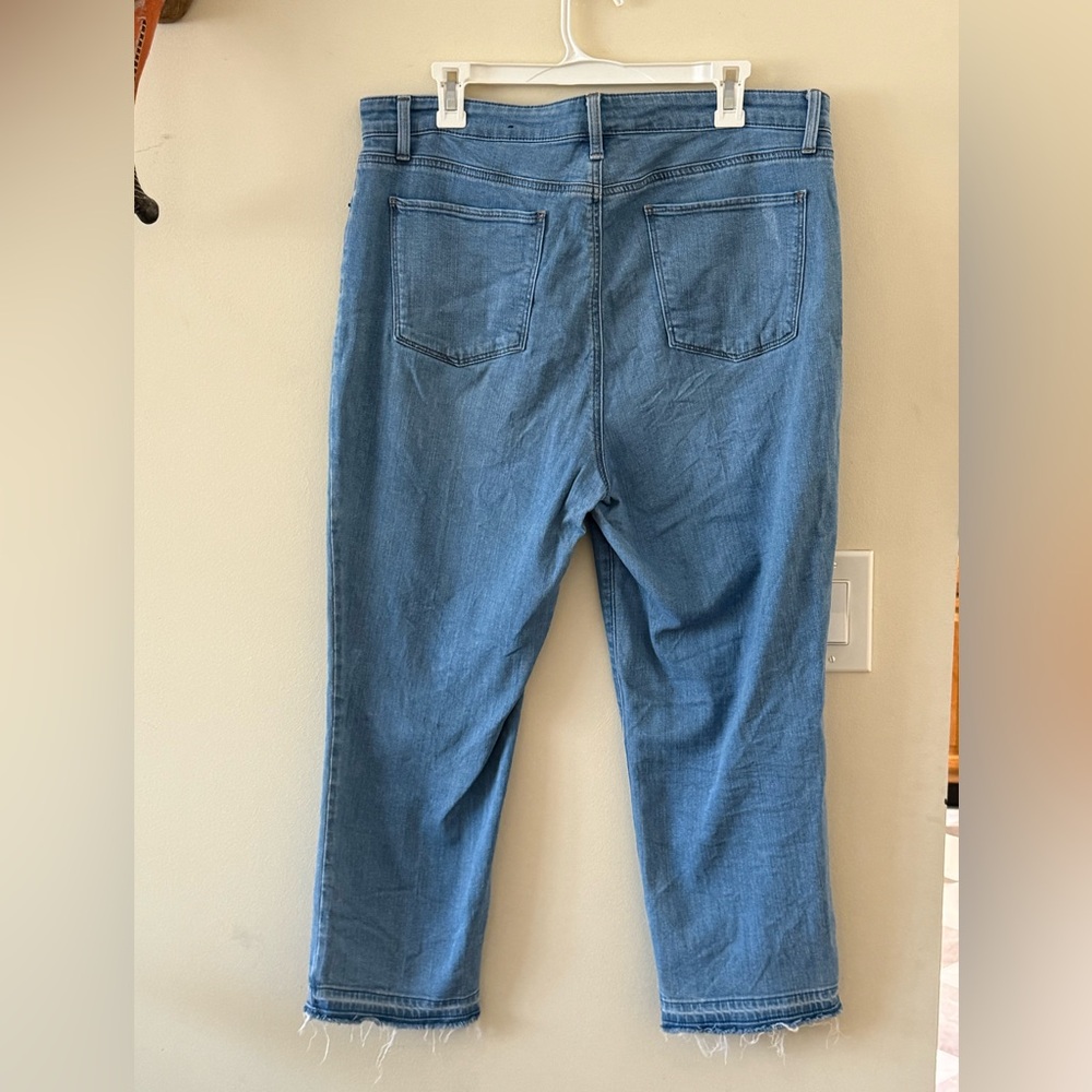{Talbots}-Size:14- Flawless Straight Crop Jeans - Picture 2 of 5